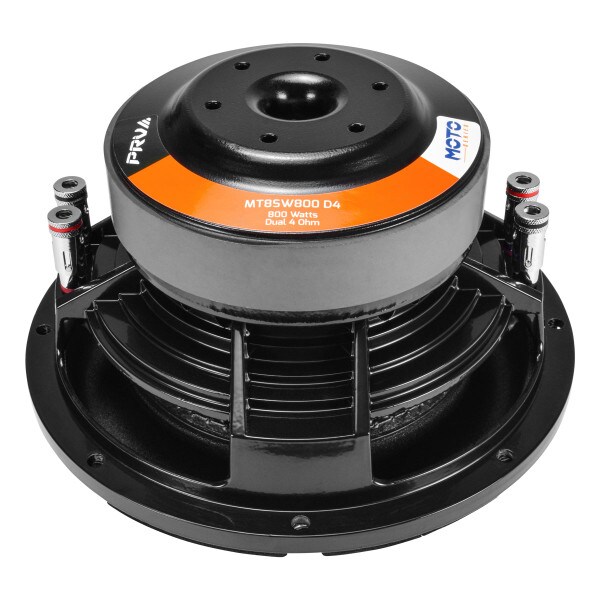 Main product image for PRV Audio MT8SW800 D4 Moto Series 8" Shallow Subwoofer DVC 4x4 Ohm267-8044